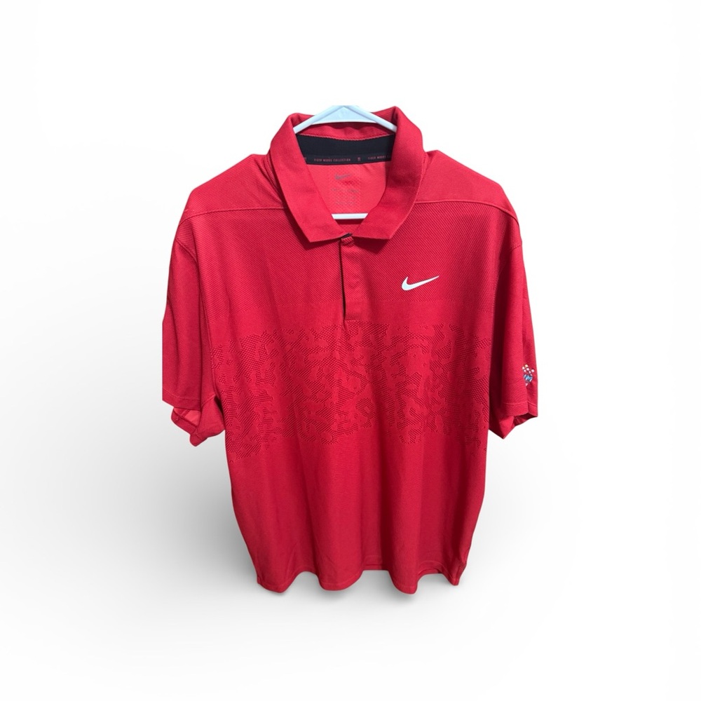 Nike Tiger Woods Collection Dri-FIT ADV Polo Shirt Red Men’s Size XL
